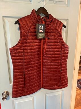BNWT LL Bean Down Sweater Vest